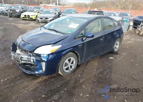 2012 Toyota Prius Three from USA, damaged, VIN JTDKN3DU0C1568417
